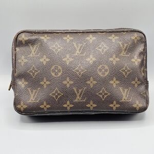Louis Vuitton Monogram Brown Toiletry Bag